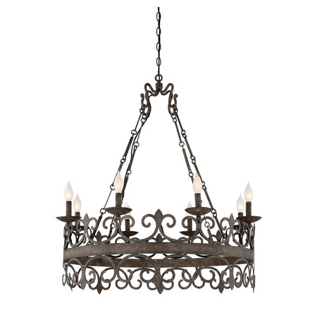 Savoy House Flanders 8 Light Chandelier 1-8001-8-64